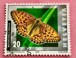 Nr.1062 Grosser Permutterfalter Schmetterlinge GESTEMPELT 