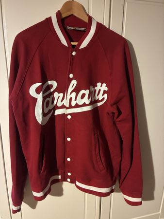 Carhartt College Jacke rot weiss wie neu
