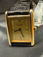 Cartier Must de Cartier Vermeil Tank LM 925 Silber vergoldet