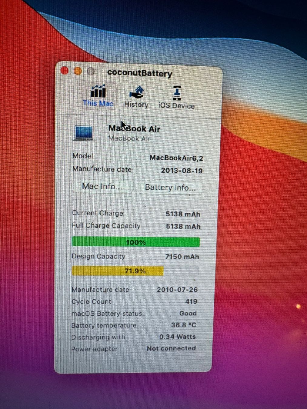 Apple Notebook: MacBook Air 13 inkl. Microsoft Office 2021 – Usato da Adliswil venduto da Busys 2