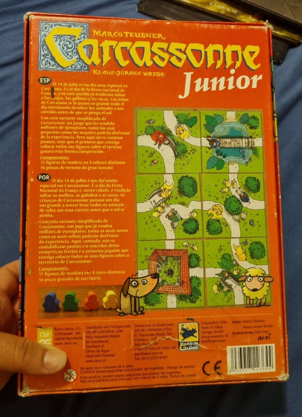 Giochi: Jeu de société Carcassonne Junior  – Usato da Fribourg venduto da jarmilka 1