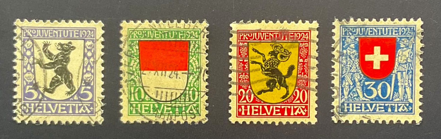 Tous les timbres: Schweizer Briefmarken: Pro Juventute 1923 bis 1926 – D'occasion à Luzern par 19primeln 2