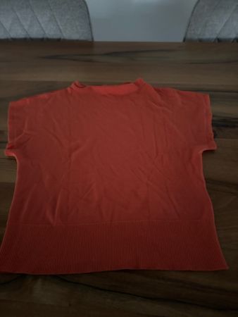 Pullover Damen kurzarm Koralle Grösse S guter Zustand