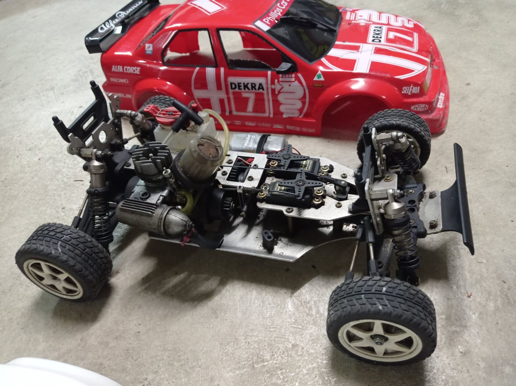 Modellismo RC: Alfa Roméo 155  1:10 – Difettoso da Bex venduto da Sdancer 3