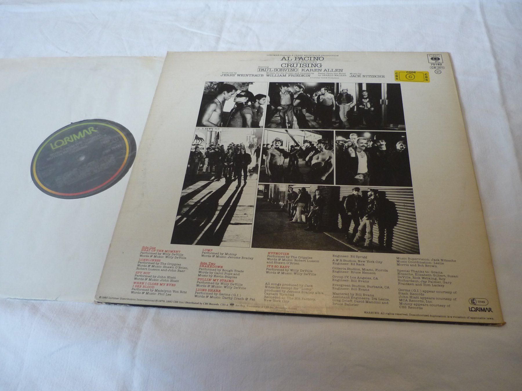 Schallplatten: Rare Vinyl Soundtrack - Cruising – Gebraucht aus Beringen von Flatretriever 1