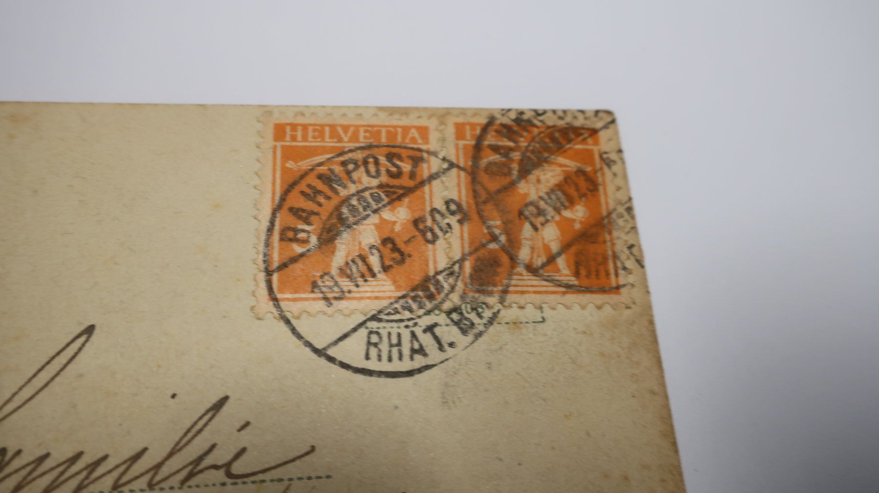 Cartes postales: Küblis  1923 – D'occasion à Cormoret par Pascalll2001 4