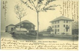 CPA Mont-de Buttes Pension Beau.Séjour PERRINJAQUET 1904
