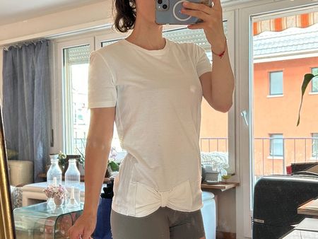 Prada white tshirt (M) vintage
