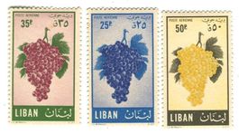 Briefmarken "Weintrauben". Libanon