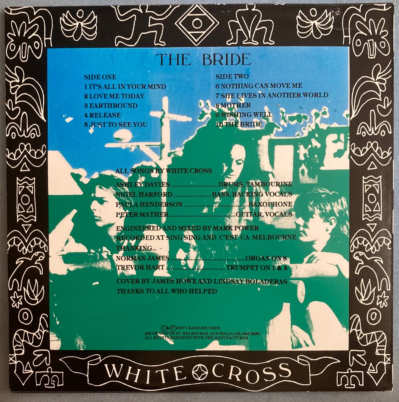 Vinyles: WHITE CROSS - THE BRIDE – D'occasion à Poliez-Pittet par Newtown-Records 1