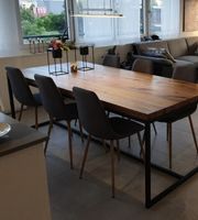 7x Esszimmerstühle aus Stoff
