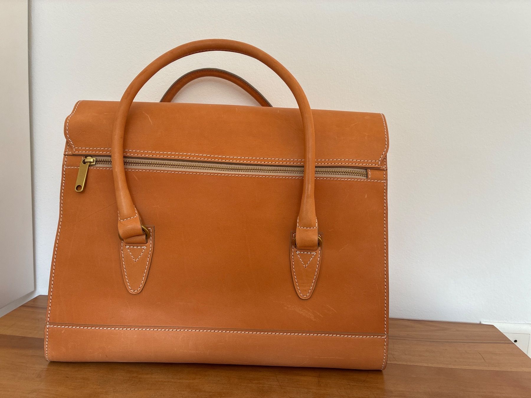 Bree Koffer & Taschen: Bree Naturleder Aktentasche – Gebraucht aus Davos Platz von nanigl 2
