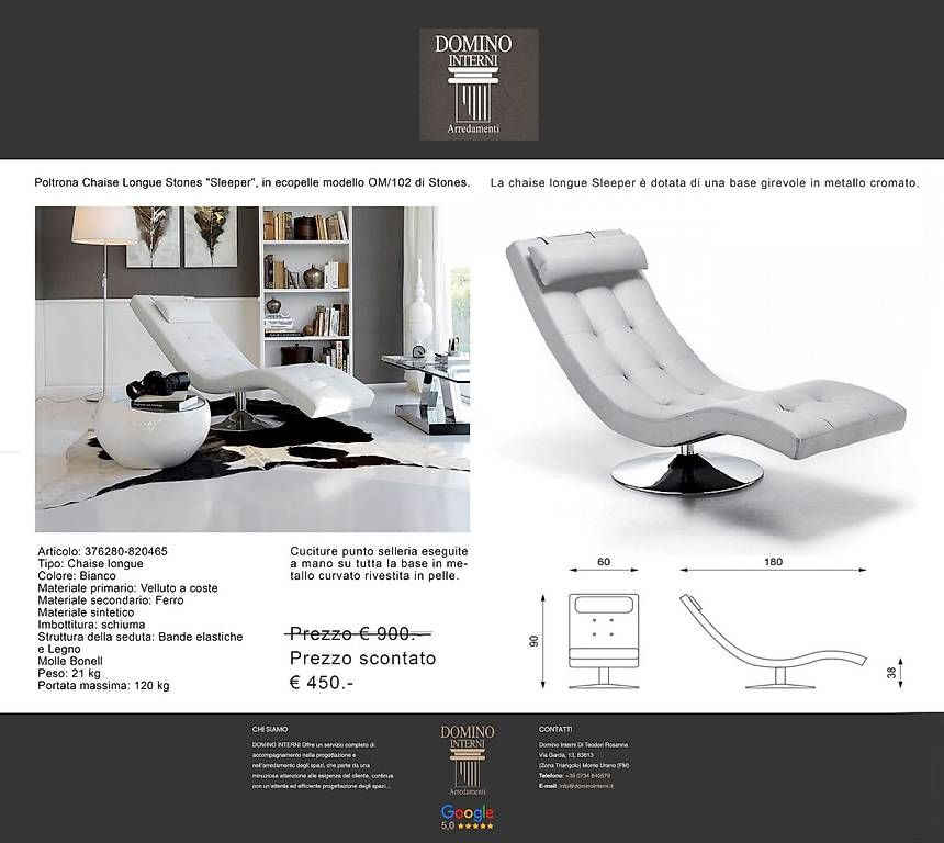 Sedie a sdraio: Chasse Loungue Design – Nuovo e nell'imballaggio originale da Torricella venduto da Djapple
