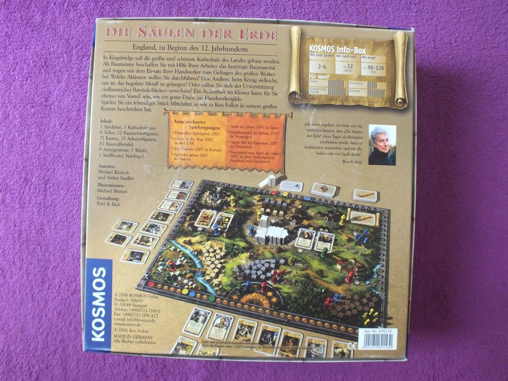 Spiel Die Säulen der Erde +Erweiterung Kaufen auf Ricardo