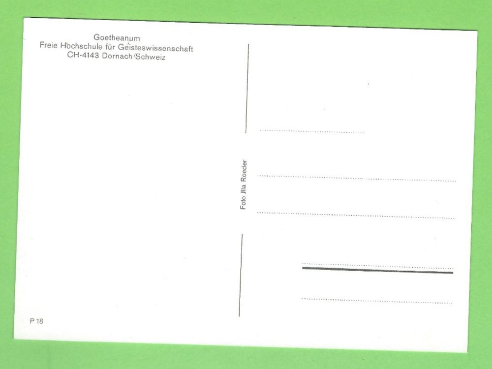 Cartoline postali: Goetheanum Dornach – Usato da Zürich venduto da t24_de 1