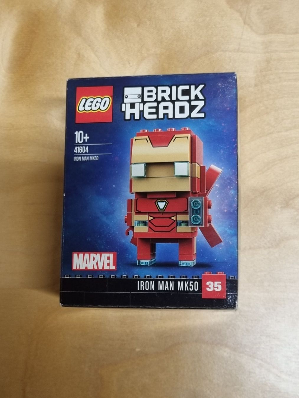 Lego Kit di costruzioni: LEGO Marvel 41604 Iron Man MK50 BrickHeadz – Nuovo e nell'imballaggio originale da Basadingen venduto da NekoBricks