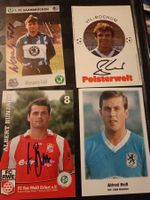 Bundesliga - 4 signierte Autogrammkarten - Set B7