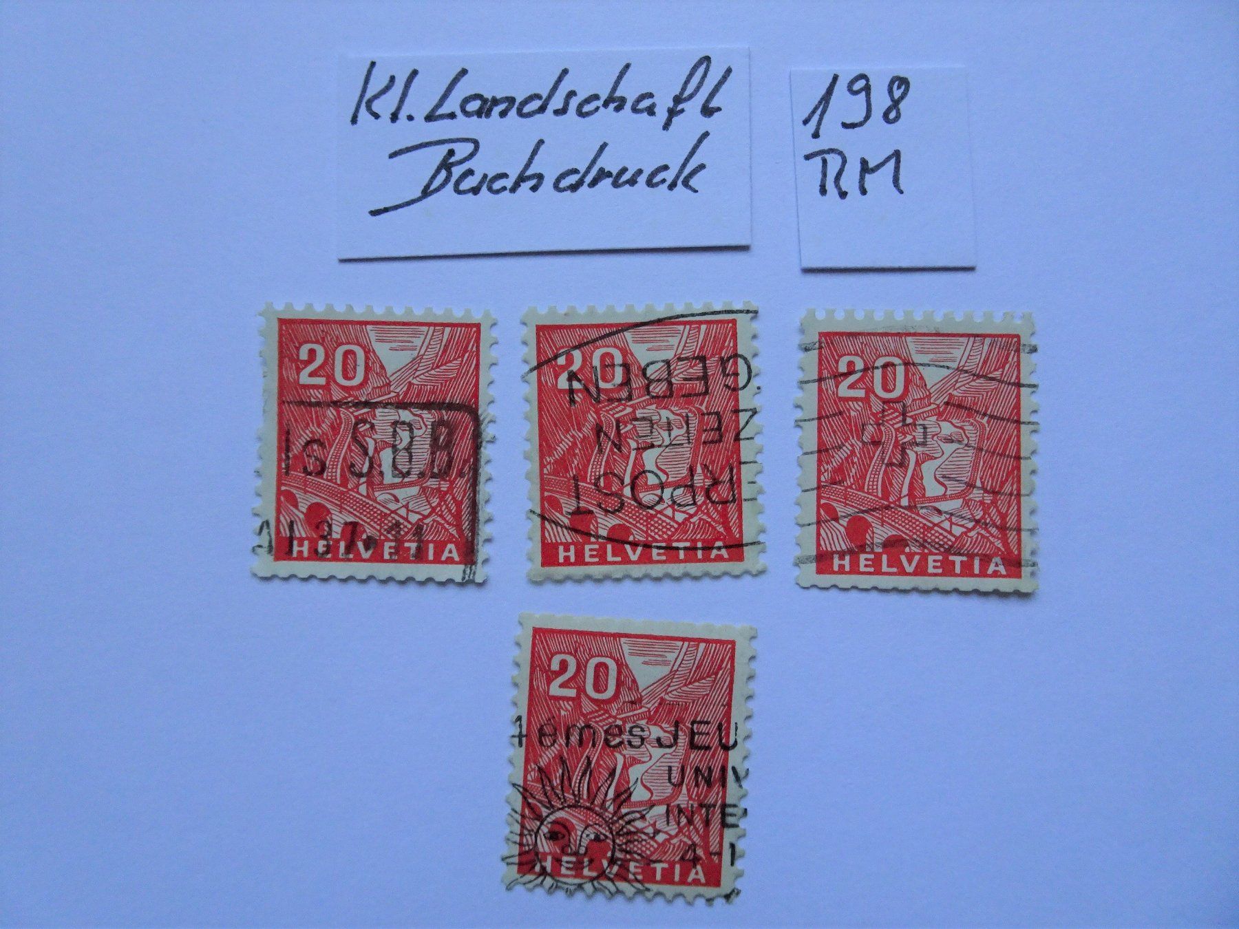 Tutti i francobolli: RM 1934 – Usato da Aadorf venduto da Chnorli-Furz