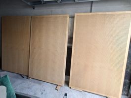 3 panneaux acoustiques ou cloisons pour isolation sonore
