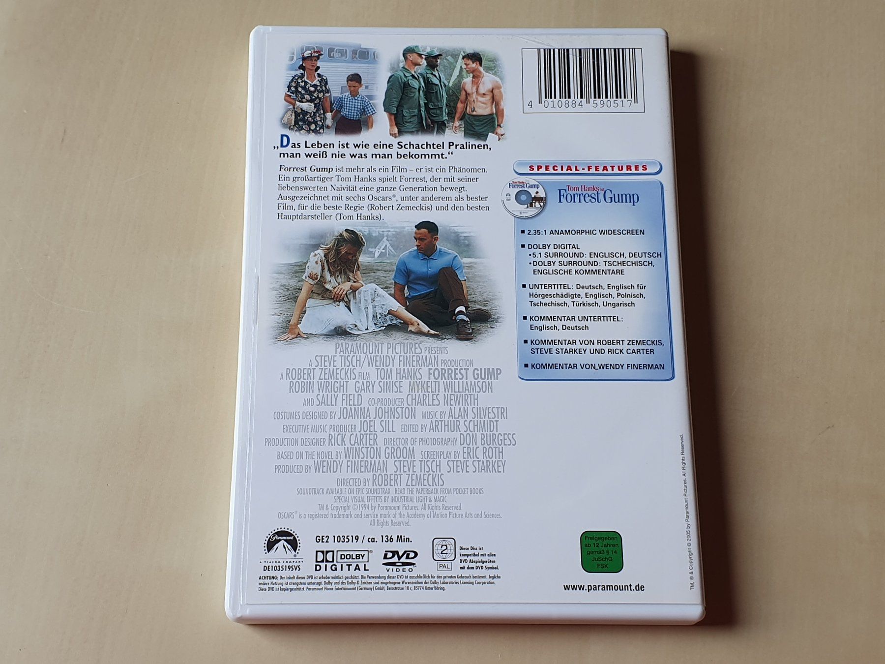 Tous les DVDs: Forrest Gump – D'occasion à Stansstad par collectorsshop 1