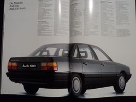 Prospekt Audi 100 / 100 Avant 1987