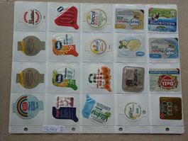 40     verschiedene     Butter   Deckeli