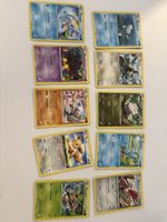 Lot de 10 cartes Pokémon diverses état occasion