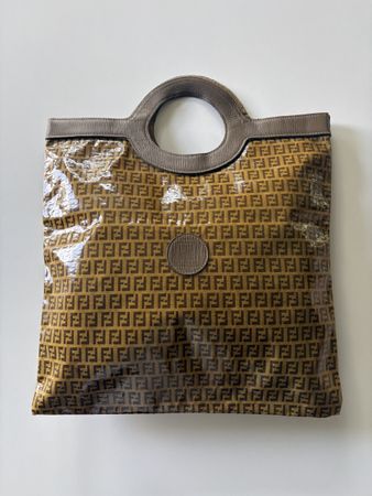 Fendi Tasche braun FF Muster - Guter Zustand