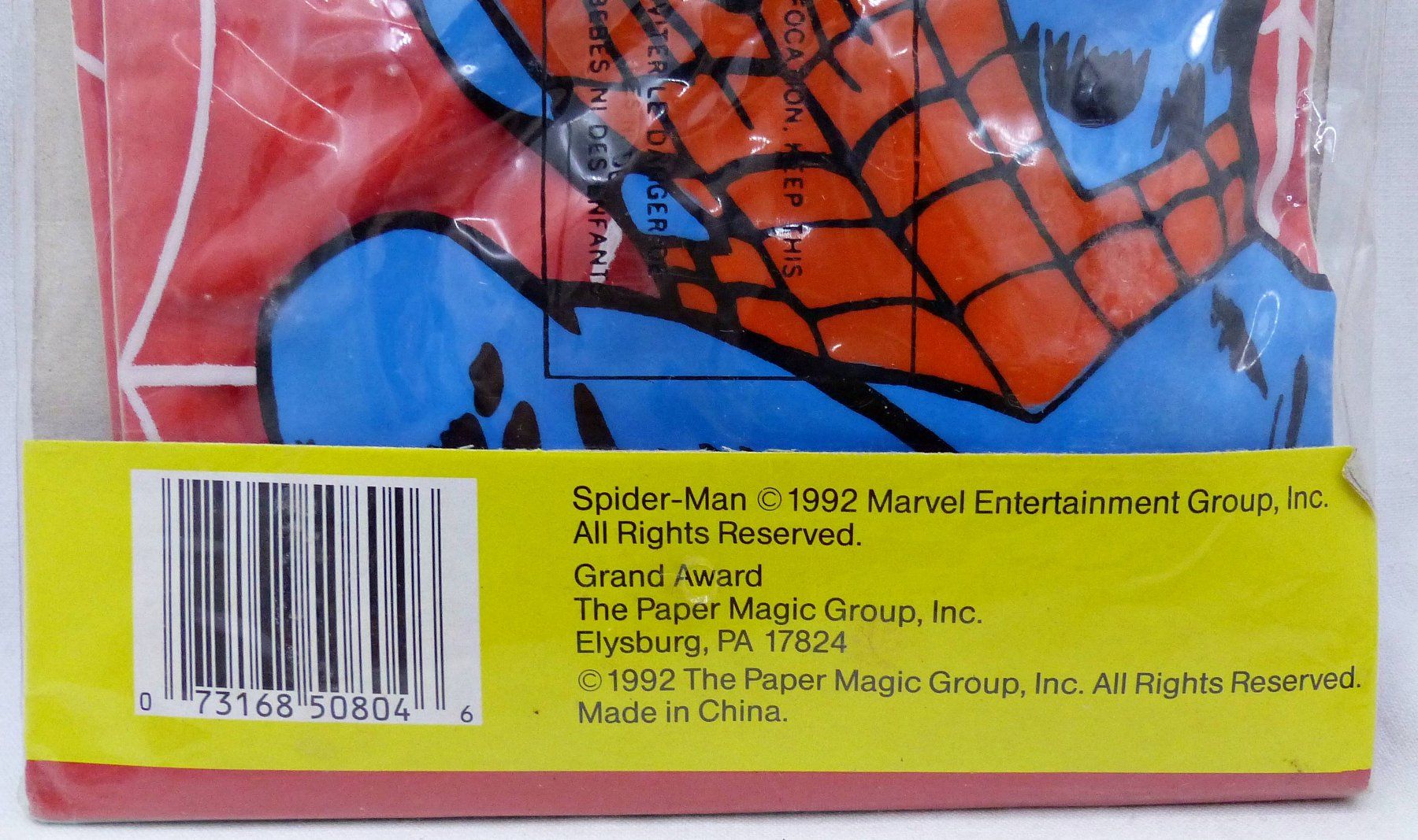 Fumetti: AMAZING SPIDER-MAN INFLATABLE HEART 45 CM. MARVEL 1992 – Nuovo e nell'imballaggio originale da Lugano venduto da YouWantUS 3
