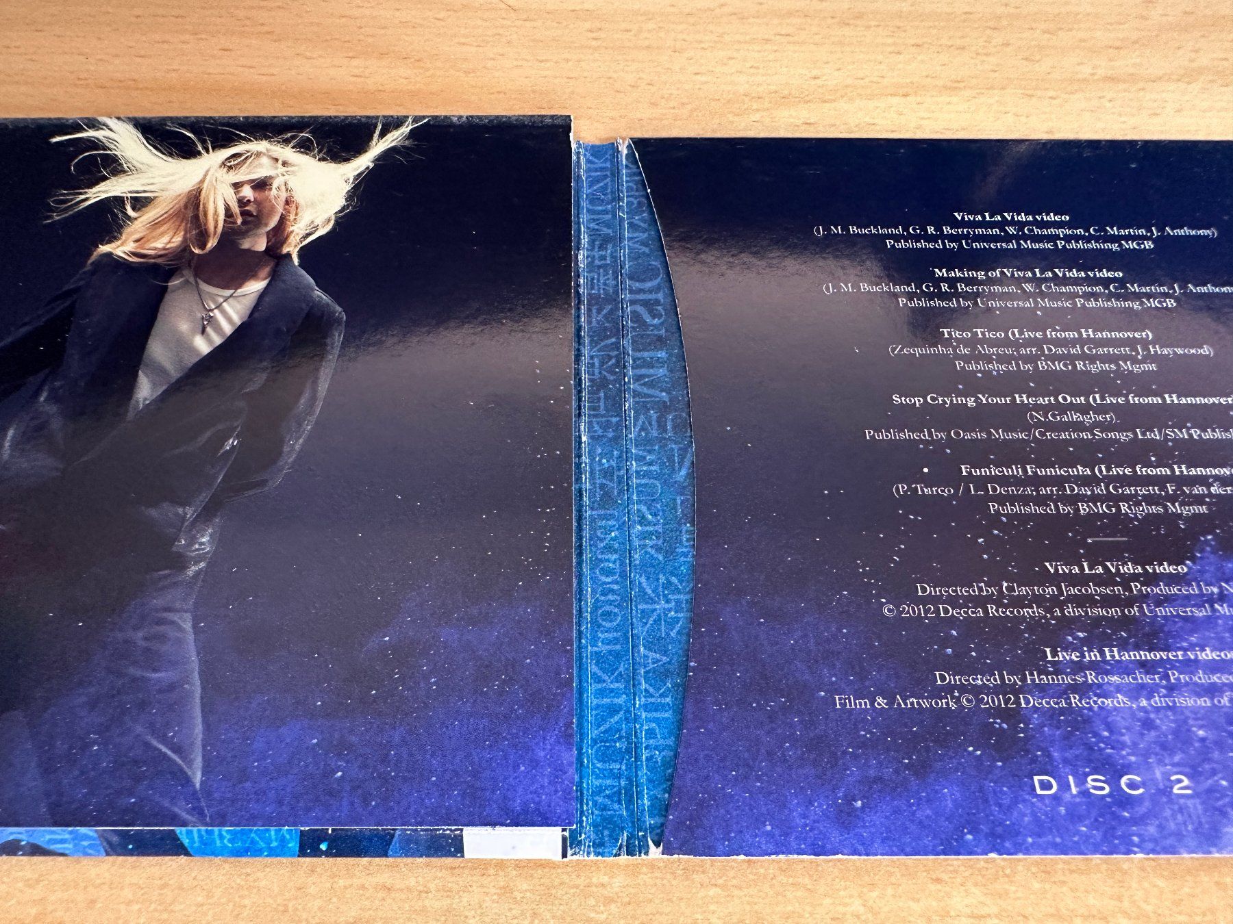CD: David Garrett – Music - CD & DVD – Usato da Rikon im Tösstal venduto da Alpenmutz 2