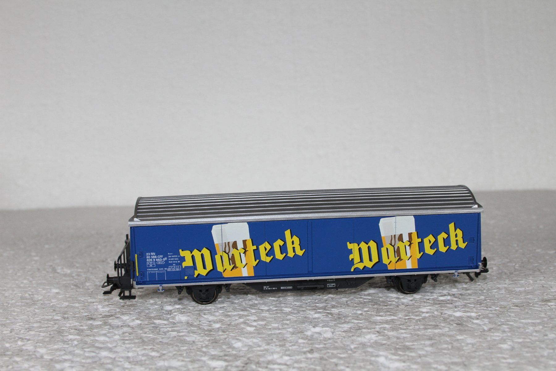 Märklin Modellini di ferrovie: Märklin 4836 SBB Warteck Bier OVP – Nuovo (secondo la descrizione) da Triesen venduto da cor_62ts