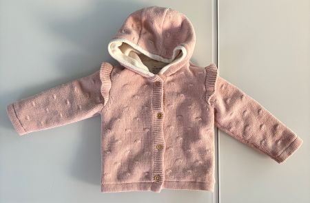 Kuschelig trendige Uebergangsjacke Mädchen 98