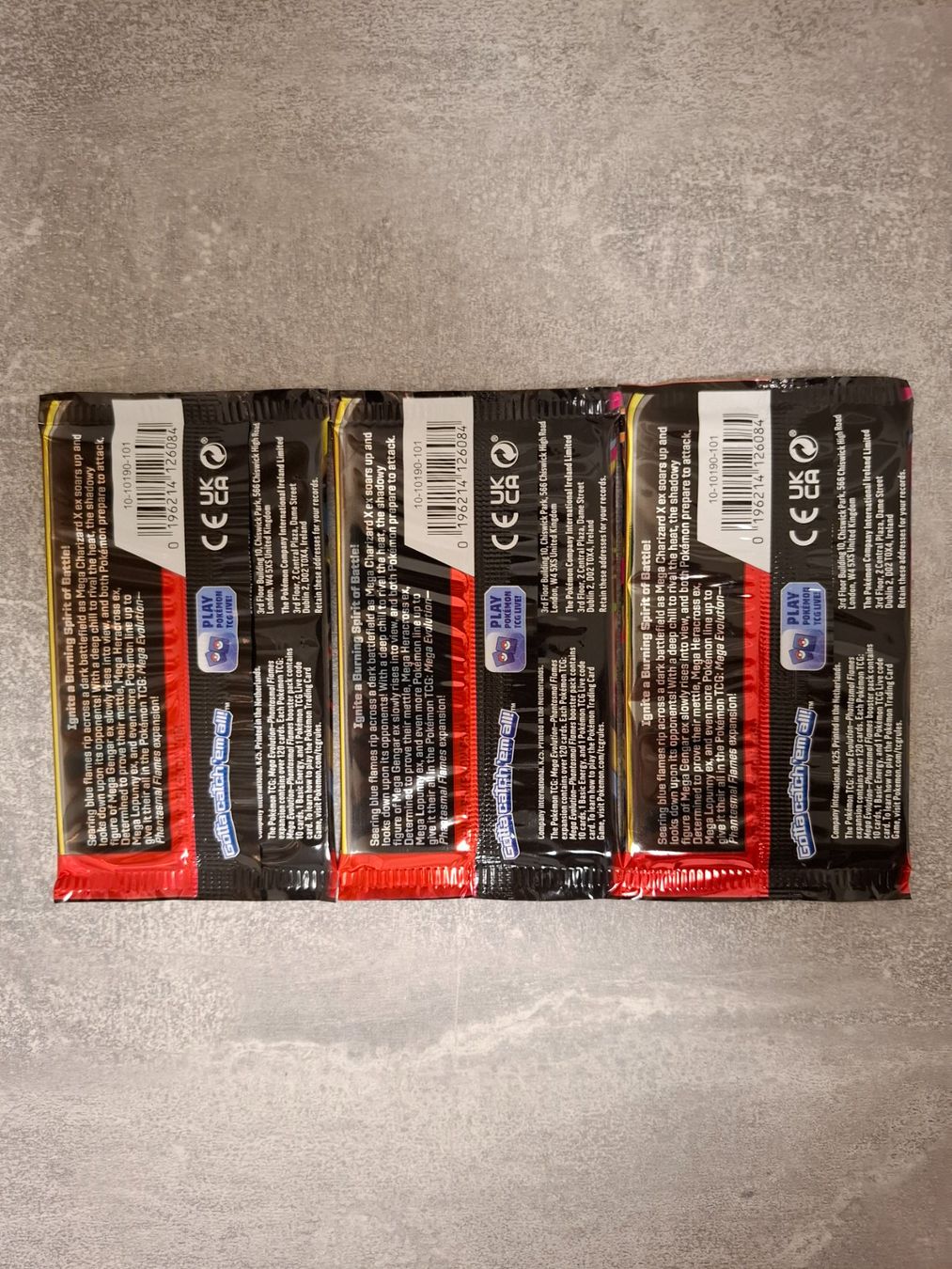 Pokémon Carte collezionabili: 3x Phantasmal Flames Booster Pack aus (First Partner) – Nuovo e nell'imballaggio originale da Winterthur venduto da andrekeller95 1