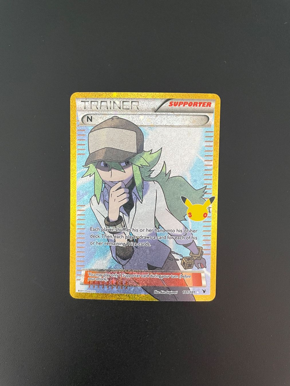 Pokémon Carte collezionabili: Pokémon 30th Celebration Trainer N 101/101 – Usato da Zürich venduto da kev_c5cb