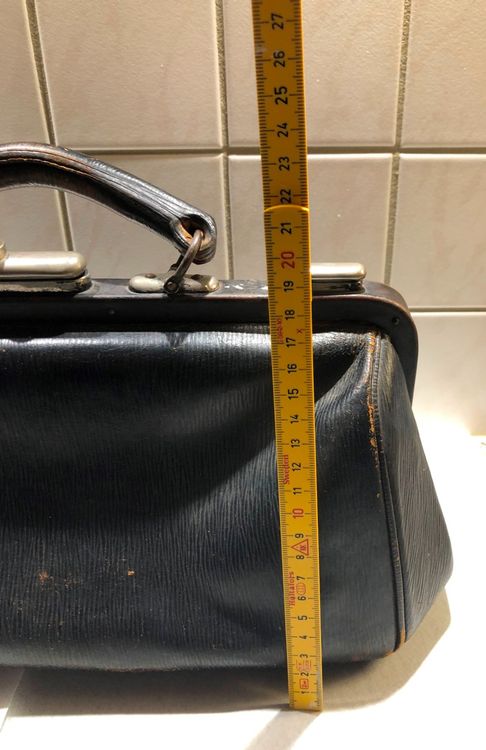 Dream Leather Arzttasche Aus Italien – Echte Leder-Aktentasche Mit Schnallenverschluss & Schlüssel
