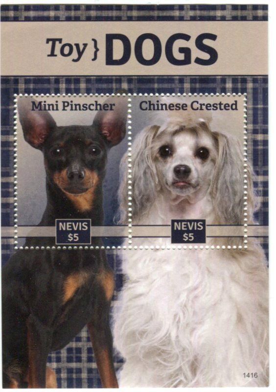 Tous les timbres: Block "Hunde". Nevis. – Neuf avec emballage d'origine à Basel par Butsch5