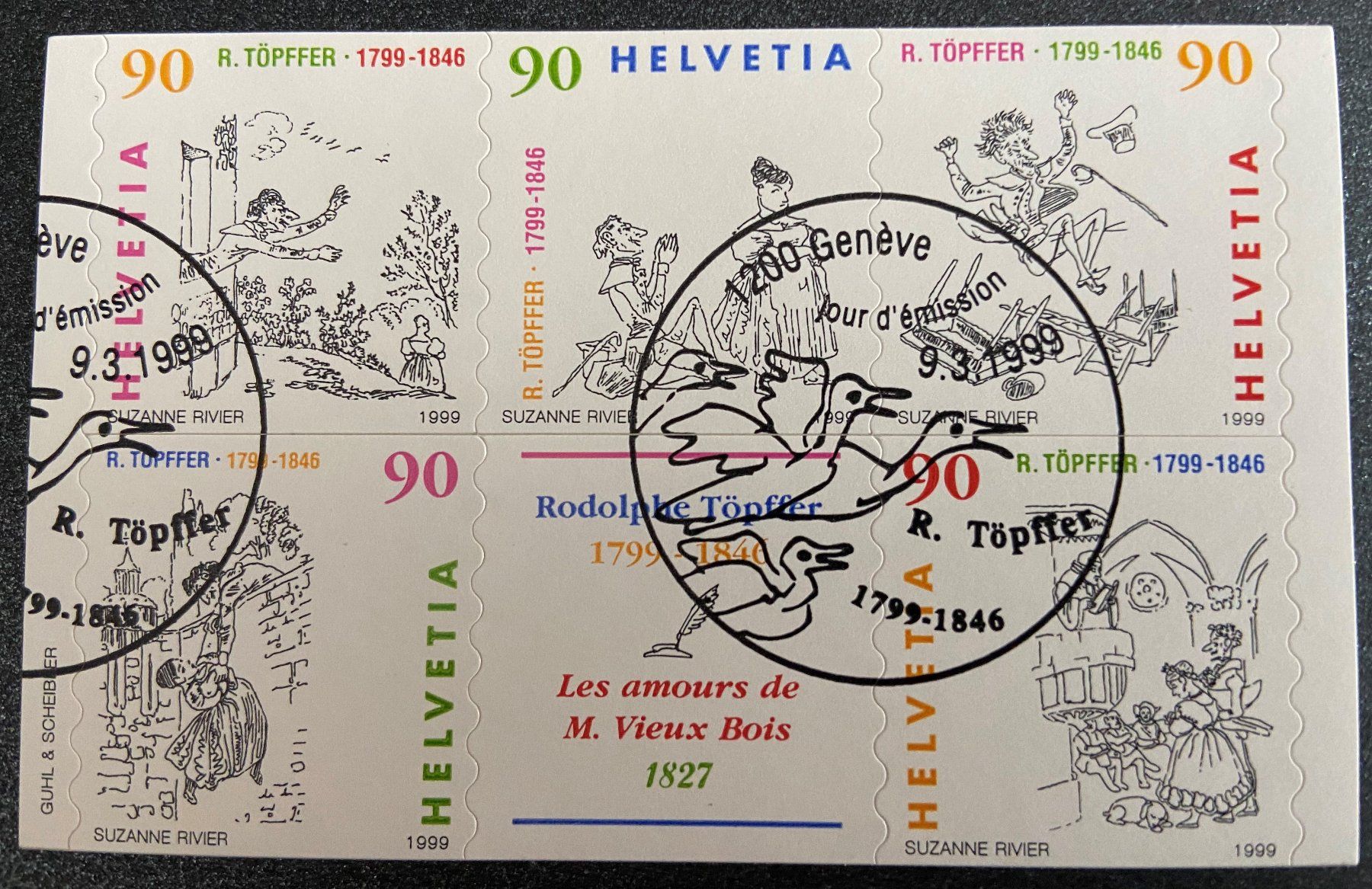 Tutti i francobolli: Lot Freimarken ET 4er Blöcke 1998 / 2003 – Usato da Böckten venduto da Hansi36 2
