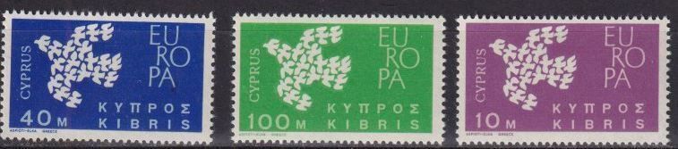 Tous les timbres: Zypern, Mi 197-199** – Neuf avec emballage d'origine à Langenthal par 1195