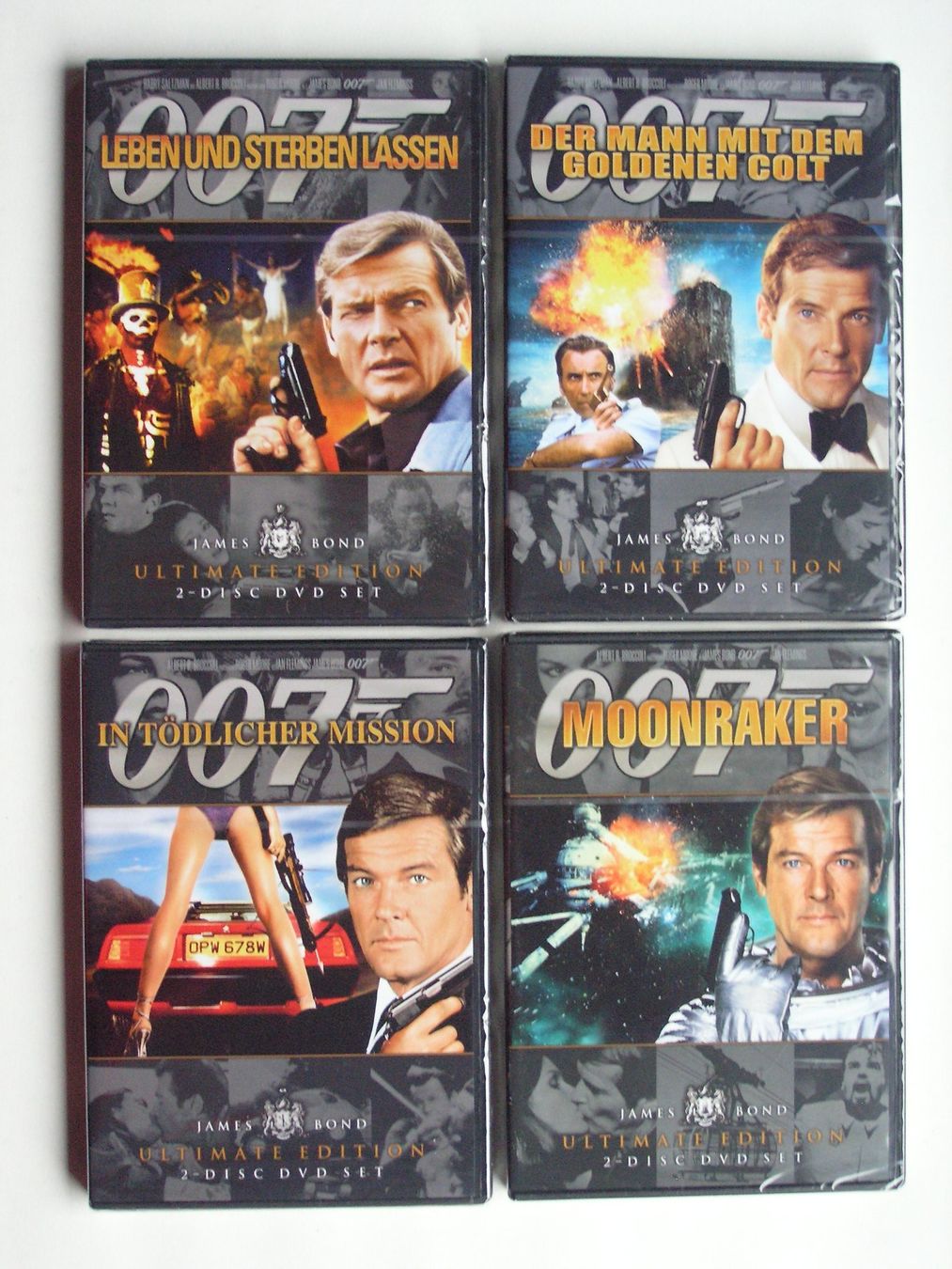 Tutti i DVDs: JAMES BOND 007 ROGER MOORE ULTIMATE 2 DVD EDITION – Nuovo (secondo la descrizione) da Zuzwil SG venduto da vette13 4