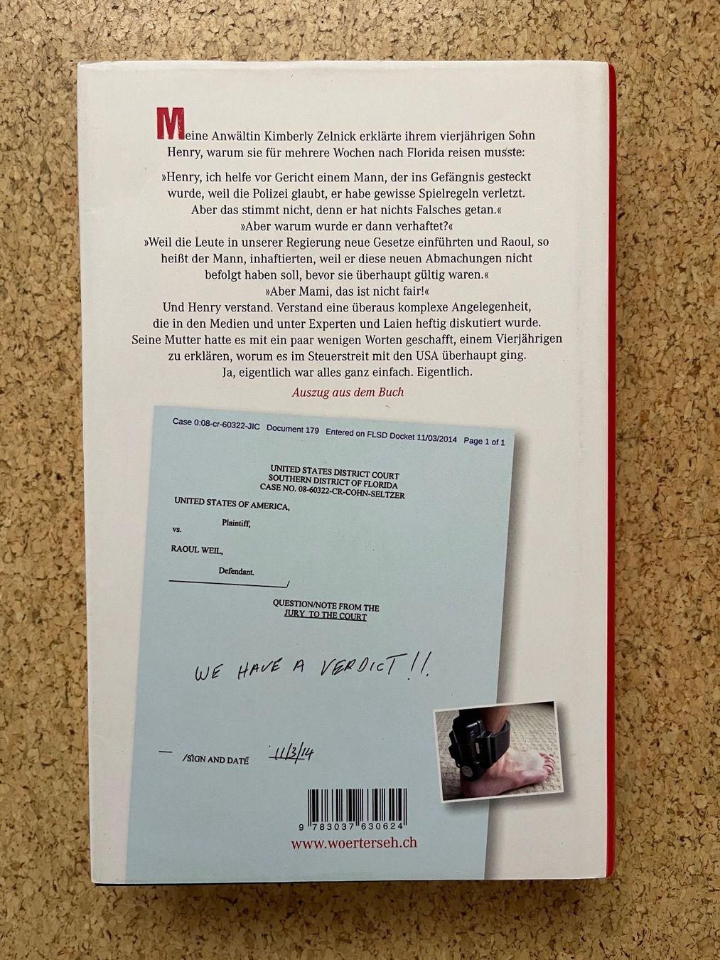 Livres: Buch gebunden "Der Fall Weil", Raoul Weil – D'occasion à Grosswangen par Vita500 1