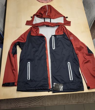 Mercedes-Benz Softshell Jacke XL Schwarz-Rot