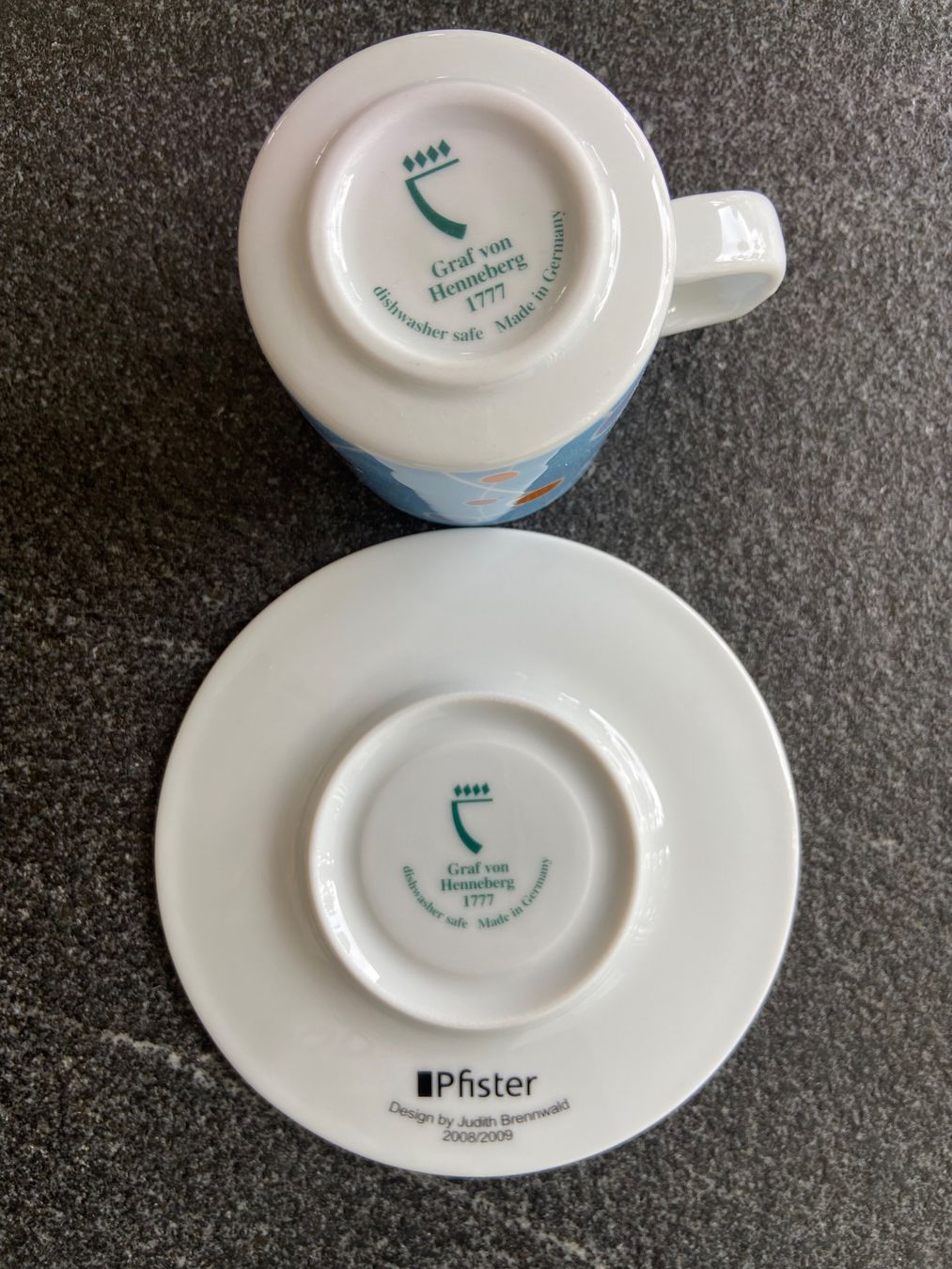 Tazze: Espressotasse mit Unterteller – Usato da Schwarzenburg venduto da Aha016 1