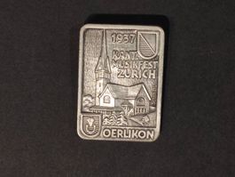 Relief-Plakette Kant. Musikfest Zürich-Oerlikon, 1937
