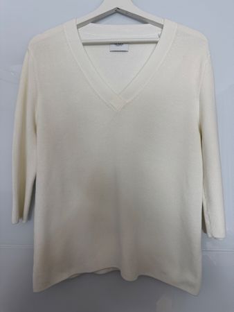 Globus Strickpullover aus 100% Baumwolle in weiss Gr. M