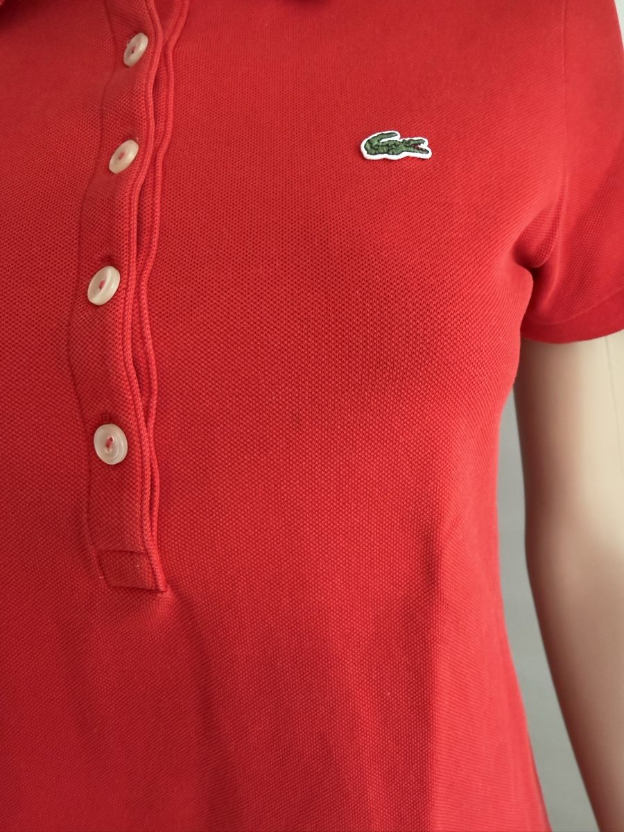 Lacoste Magliette Polo: Lacoste Polo Shirt Rot Gr38  – Difettoso da Basel venduto da Ksjusha 3
