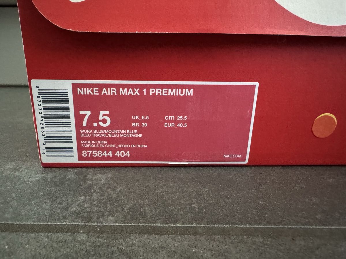 Scarpe da uomo: Nike Air Max 1 Mini Swoosh Gr:41 – Usato da Sissach venduto da Kicks13 3