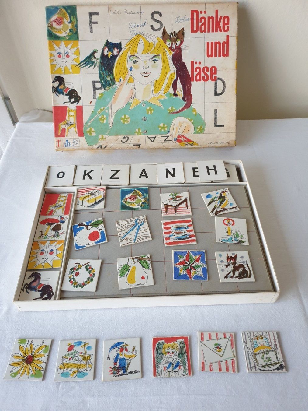 Franz Carl Weber Giochi: Denk und Lesespiel – Usato da Biel/Bienne venduto da Bormida64 1