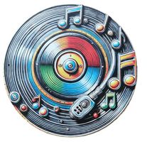 Plattenspieler Vinyl - Blechschild  (neu/OVP)