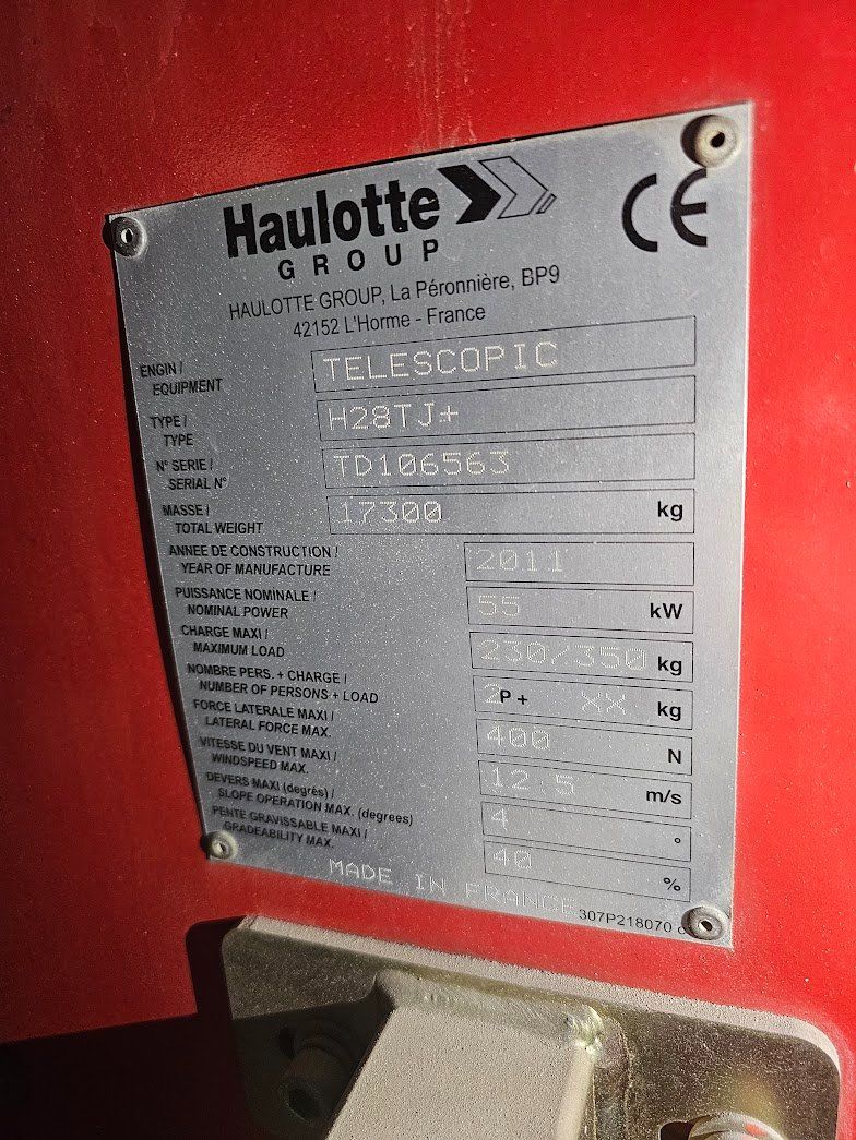 Hebebühne & Wagenheber: Hubarbeitsbühne Haulotte H28TJ+ – Gebraucht aus Adelboden von dan_n2zf 3
