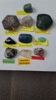 10er Set Trommelsteine mit Libysches Wüstenglas Set 51